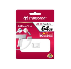 Transcend JetFlash 710S 64GB lecteur USB flash 64 Go USB Type-A 3.2 Gen 1 (3.1 Gen 1) Argent