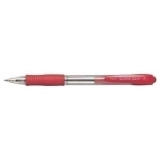 Stylo à bille rétractable SUPER GRIP G, rouge