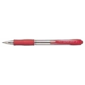 Stylo bille SUPER GRIP G rétractable pointe fine encre Rouge