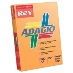 Ramette 500 feuilles papier couleur intense ADAGIO Rouge intense A4 80g