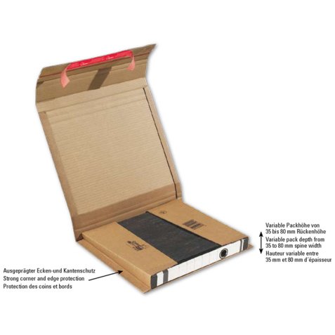 Etuis expedition colompac classeurs a4 320x290x35-80mm