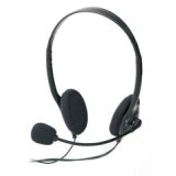 Ednet Headset Auriculares Alámbrico Llamadas/Música Negro