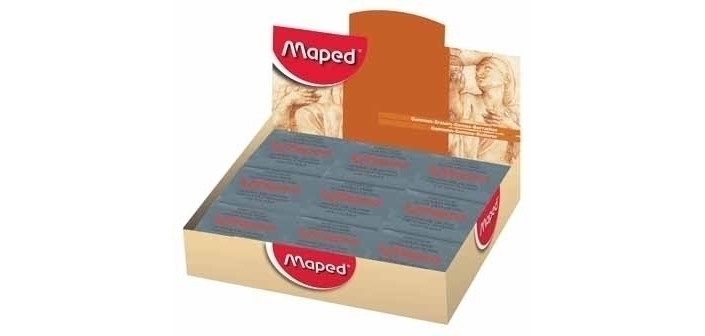 Gomme maped mie de pain efface estompe pastel fusain