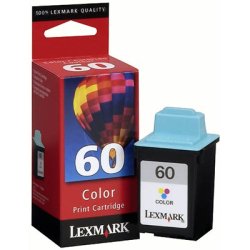Cartouche lexmark jet d'encre 17g0060e 3 couleurs cyan magenta jaune