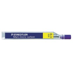Mine graphite staedtler mars micro 0.3mm hb carbon papier standard dessin tous portemines étui 12 unités