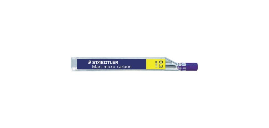Mine graphite staedtler mars micro 0.3mm hb carbon papier standard dessin tous portemines étui 12 unités