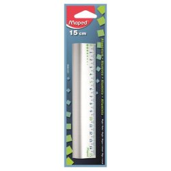 Règle antidérapante aluminium anodisé 15 cm
