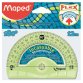 Rapporteur demi-circulaire Flex 180 degrés, 120 mm