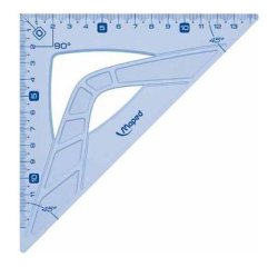Equerre maped geometrique en plastique recicle 45          hypotenuse 21cm