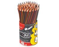 Crayon BLACK'PEPS, avec gomme, pot de 72