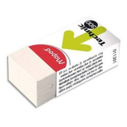 Gomme mini technic petit modèle avec fourreau pour le crayon.
