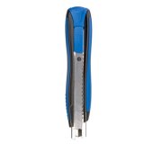Cutter metal et plastique lame 18 mm autobloquante Zenoa Sensitiv Bleu 086110