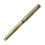 Stylo-bille uniball signo broad écriture large 0.8mm pointe 1mm grip caoutchouc encre gel résistante eau lumière or