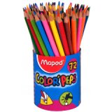 Pot de 72 crayons de couleur ColorPeps en pot