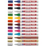 Marqueur peinture encre permanente argent pour toutes surfaces pointe moyenne