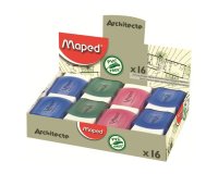 Gomme en plastique Architecte, blanc