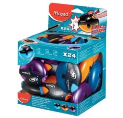 Taille-crayon maped galactic 1 usage couleurs assorties