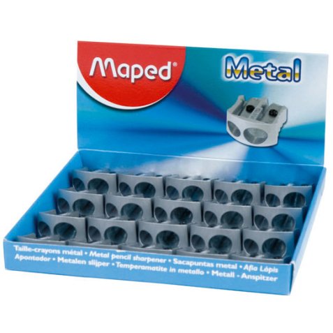 Taille-crayons métal 2 usages