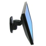 Ergotron 200 Series Wall Mount Pivot soporte para monitor 61 cm (24") Pared Negro