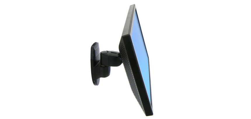 Ergotron 200 Series Wall Mount Pivot 61 cm (24") Mur Noir