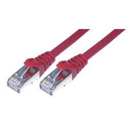 MCL Cable RJ45 Cat6 0.5m Red câble de réseau Rouge 0,5 m