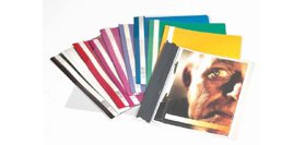 Chemise à lamelle, A4, en film rigide