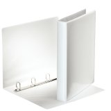 Classeur 4 anneaux cartonné Esselte personnalisable A4 - Dos 4 cm blanc