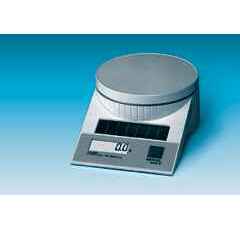 Pese-lettres maul tronic s solaire portee 5kg diam.      plateau 128mm coloris blanc