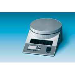 Pese-lettres maul tronic s solaire portee 5kg diam.      plateau 128mm coloris blanc