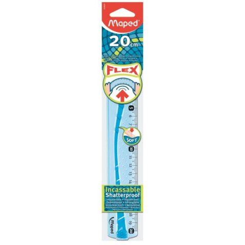 Maped 244020 ruler 200 mm Plastic Transparent