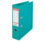 Classeur à levier cartonné Esselte N°1 Power Vivida A4 - Dos de 7,5 cm - Turquoise