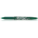 Roller pilot frixion ball écriture moyenne 0.5mm encre effaçable grip préhension rechargeable gomme sertie vert pomme