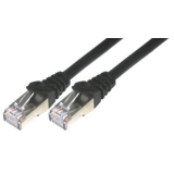 MCL FCC6BM-0.5M/N câble de réseau Noir 0,5 m Cat6