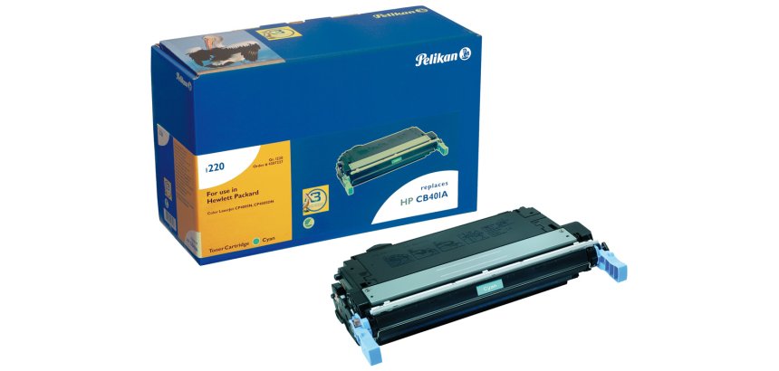 Toner laser compatible pelikan hp cb401a 7500 p cyan