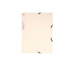Chemise 3 rabats exacompta forever a4 carte recyclee     380gr fermeture elastique     coloris sable