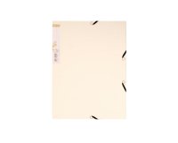 Chemise 3 rabats exacompta forever a4 carte recyclee     380gr fermeture elastique     coloris sable