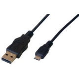 MCL MC922AHB-2M câble USB USB A Micro-USB B Noir