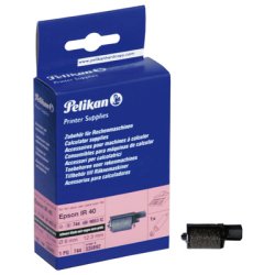 Ruban encreur pour calcu latrices ir 40 couleur noir blister de 5
