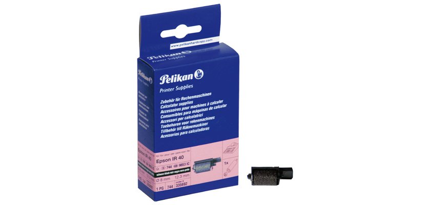 Ruban encreur pour calculatrices ir 40 couleur   noir blister 5 unites