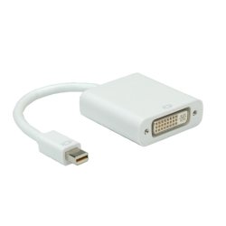 ROLINE Mini DisplayPort-DVI Adapter, M/F Bianco