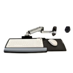 Ergotron LX Wall Mount Keyboard Arm Argent