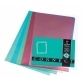 Pochette coin q-connect polypropylène grainé économique 12/100e coloris assortis transparent sachet 10 unités
