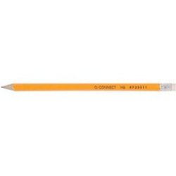 Crayon graphite q-connect hb corps hexagonal usage courant bout gomme
