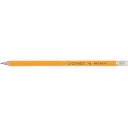 Crayon graphite q-connect hb corps hexagonal usage courant bout gomme