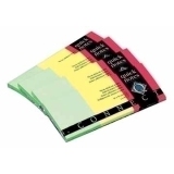 Bloc-notes q-connect couleurs néon 38x51mm 50f repositionnables coloris assortis 3 blocs