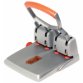 Perforateur 4 trous HDC 150 DUAX. Capacité 150 feuilles. Argent/Orange.