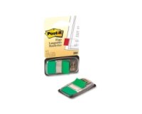 Marque-pages post-it standard index 25x44mm 50f coloris vert