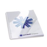 Couverture de reliure HiClear, format A4, PVC, 0,30 mm