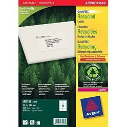 Avery QuickPEEL self-adhesive label White 800 pc(s)