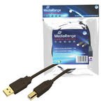 Câble usb a-b 2.0 relie pc à imprimante scanner disque dur externe hub équipé port 2.0 longueur câble 1.8m
